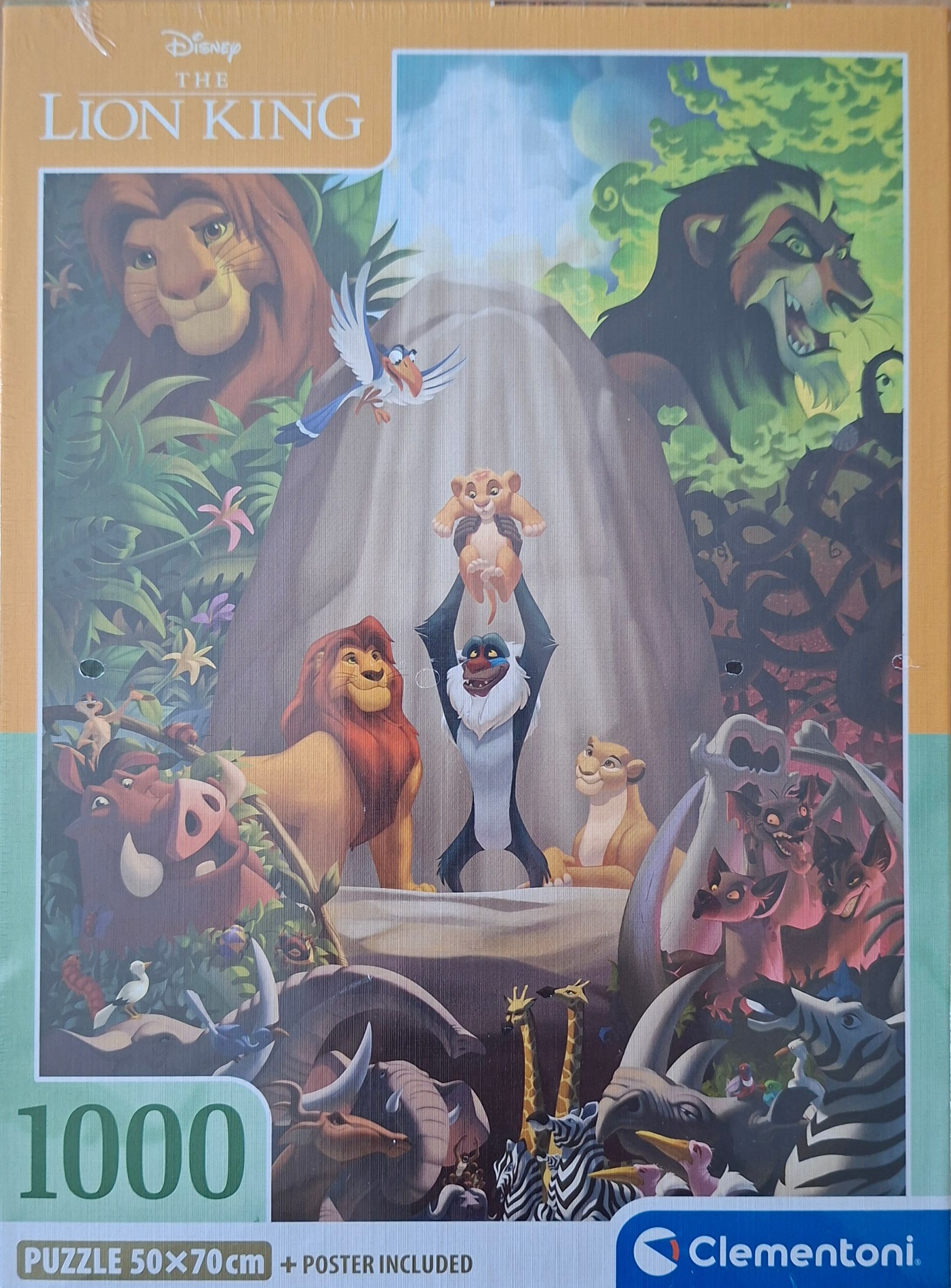 Clementoni Disney The Lion King legpuzzel - 1000 stukjes