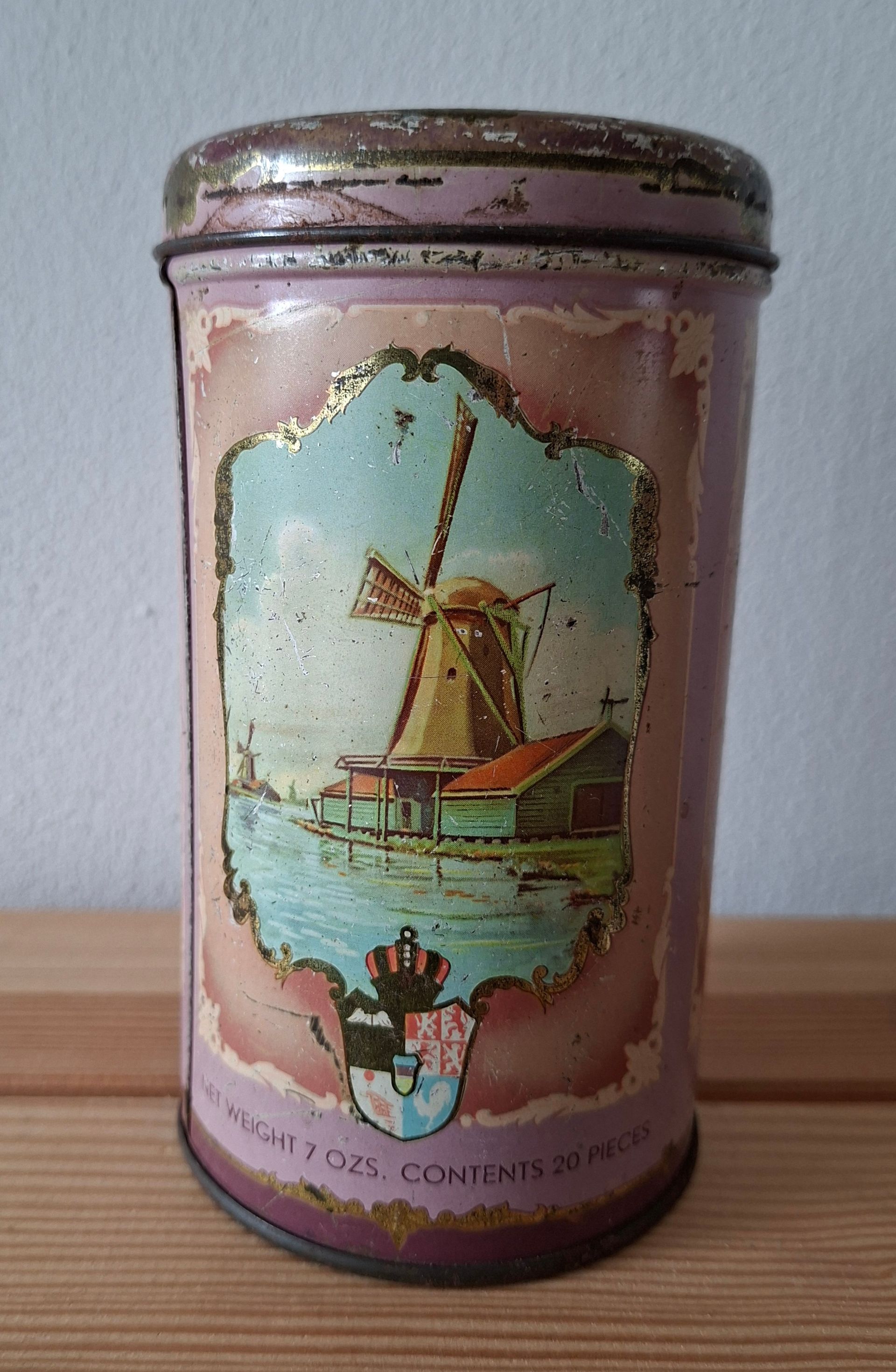 Vintage Albert Heijn koekblik - Zaandam Butter Koekies
