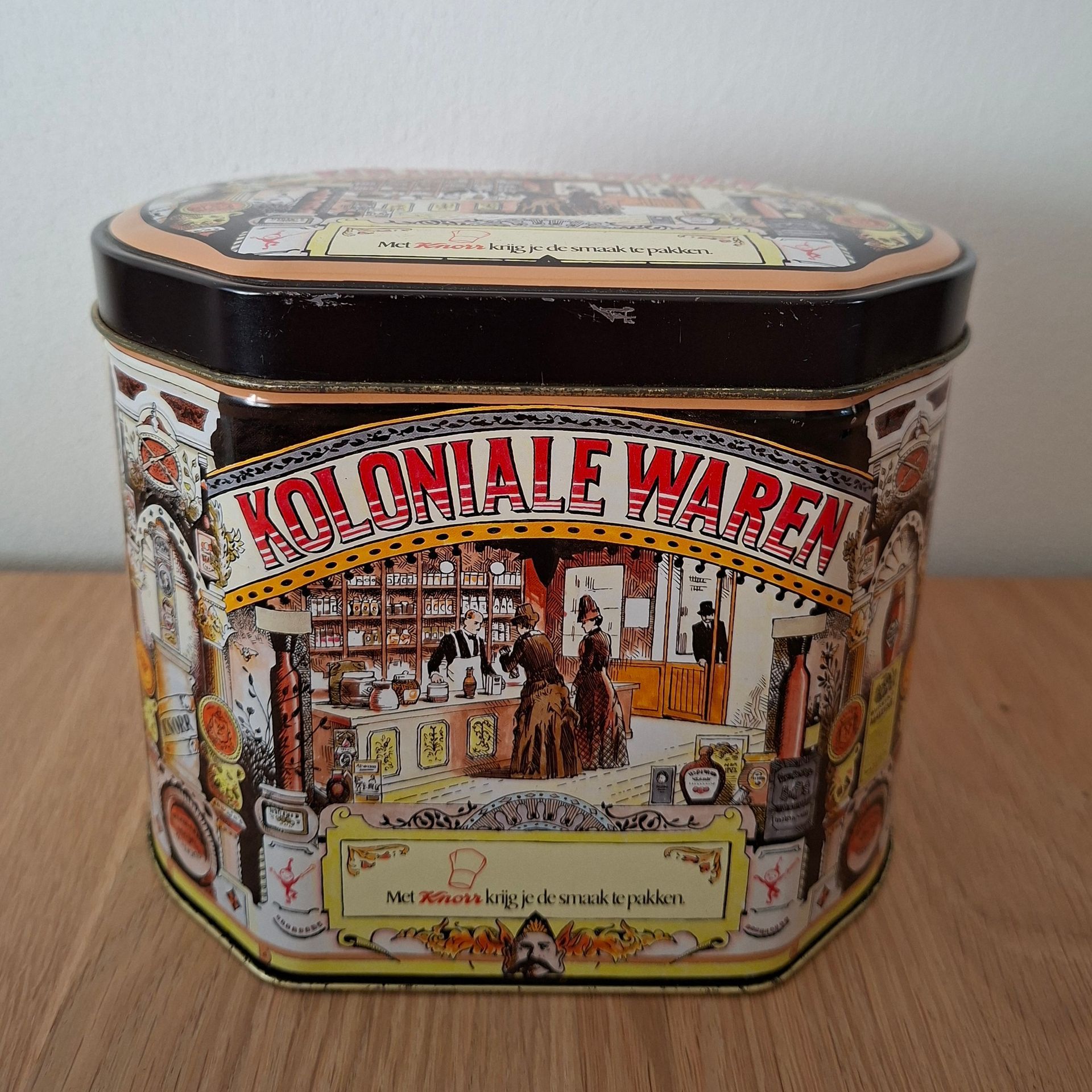 Vintage Knorr voorraadblik - Koloniale Waren