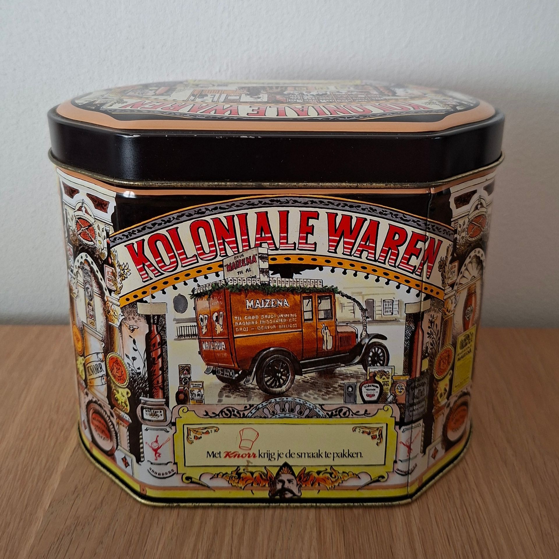 Vintage Knorr voorraadblik - Koloniale Waren
