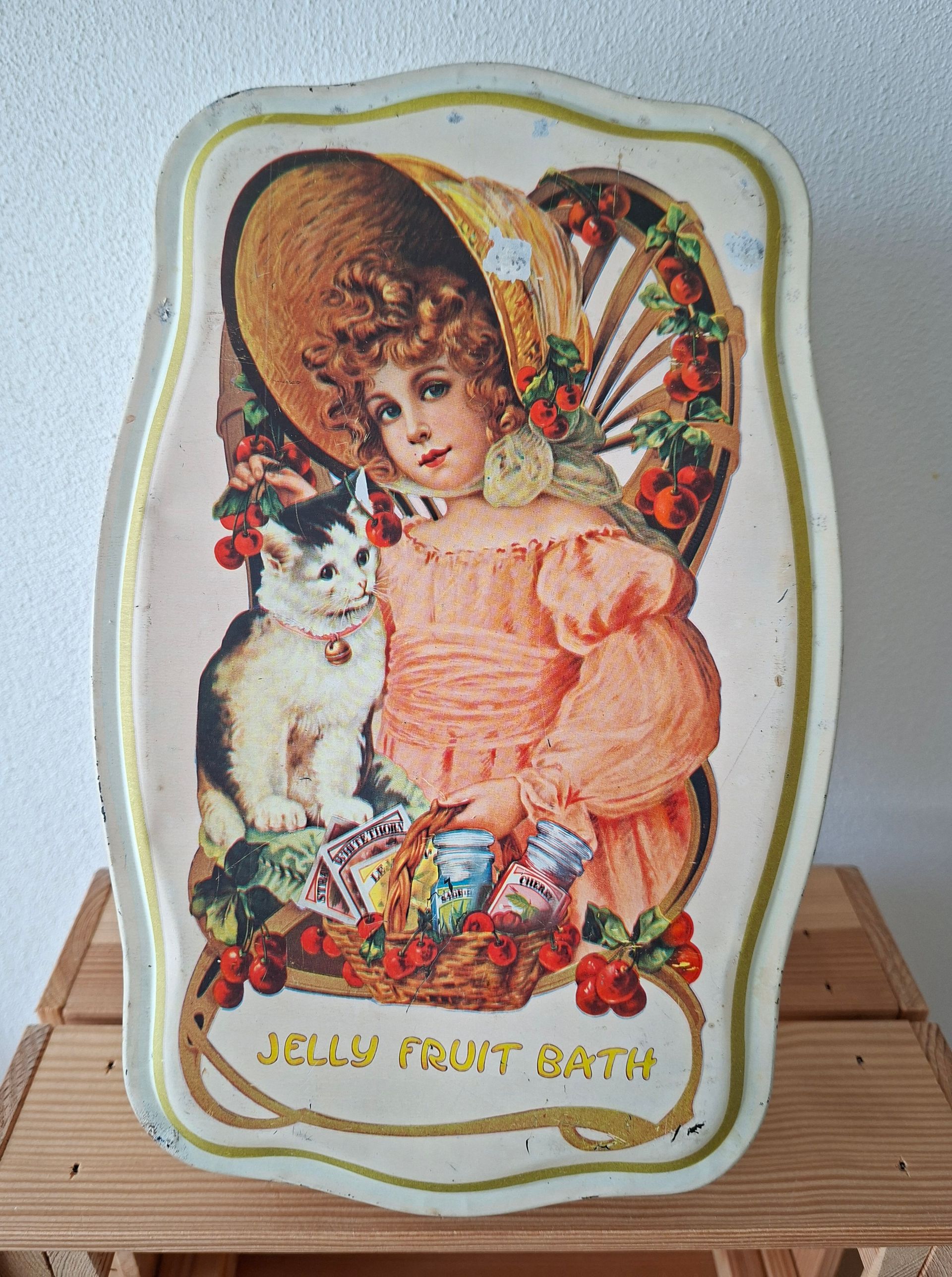 Vintage blik Jelly Fruit Bath - Borsari Parma