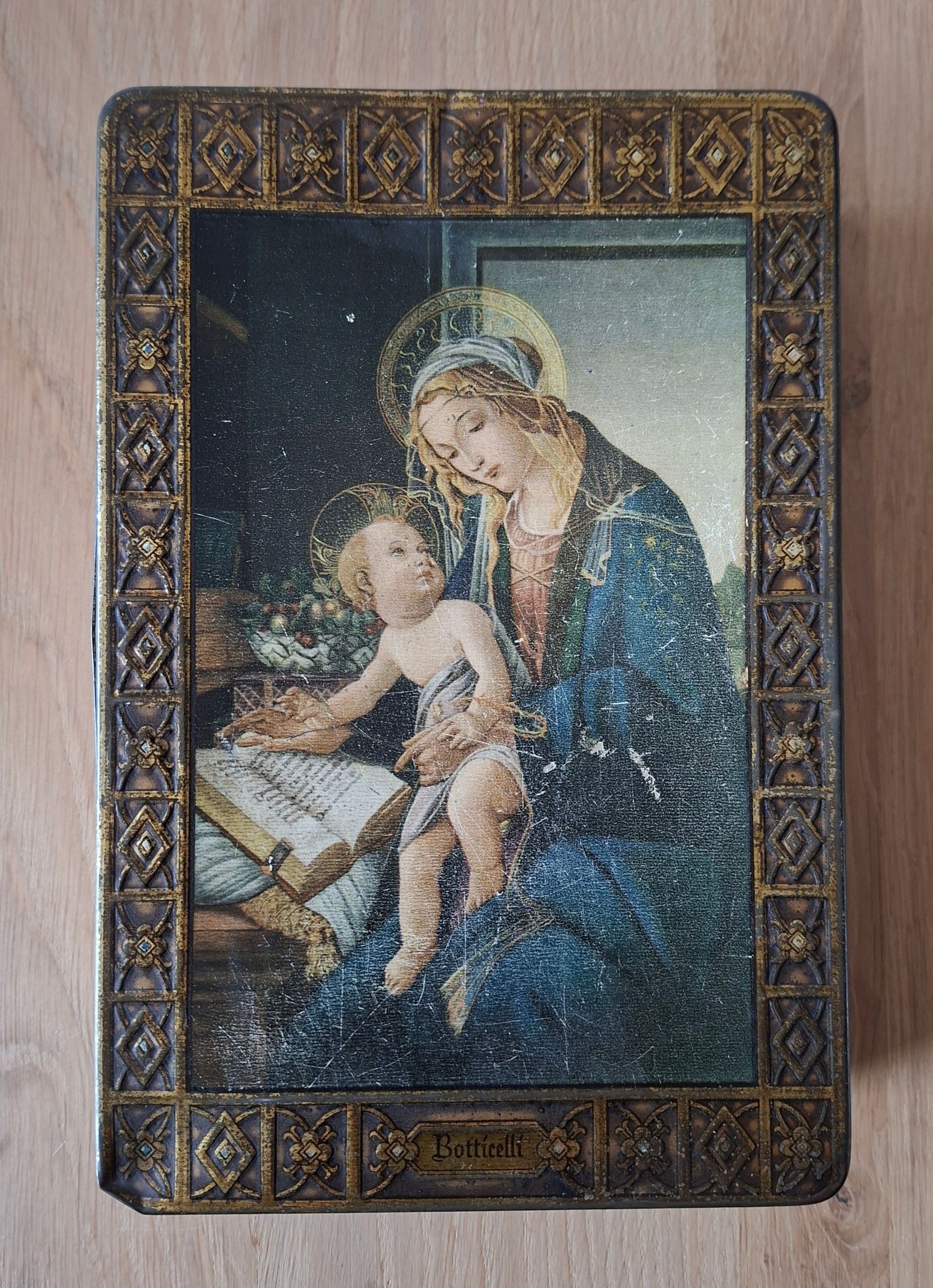 Vintage koekblik van De Beukelaer