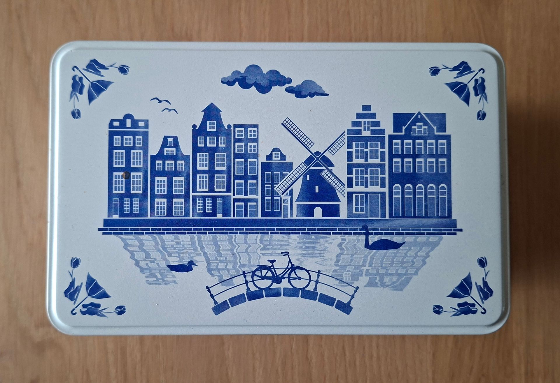 Delfts blauw koekblik