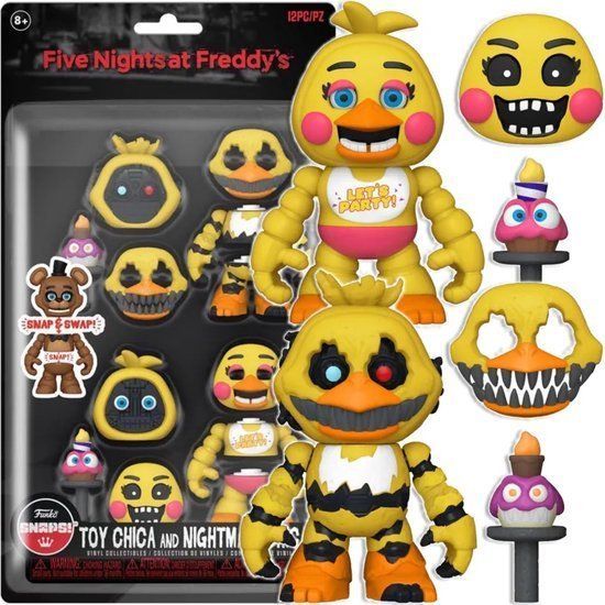 Funko SNAPS! Toy Chica and Nightmare Chica - Five Nights at Freddy's