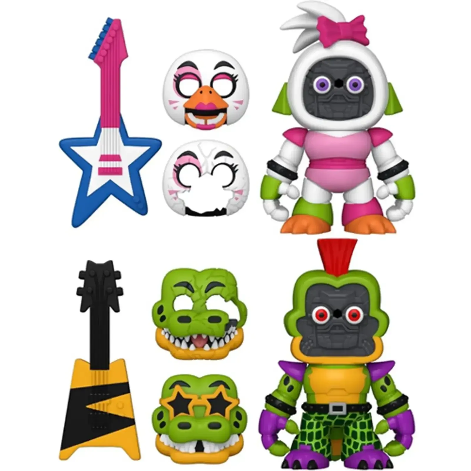 Funko SNAPS! Montgomery Gator and Glamrock Chica - Five Nights at Freddy's