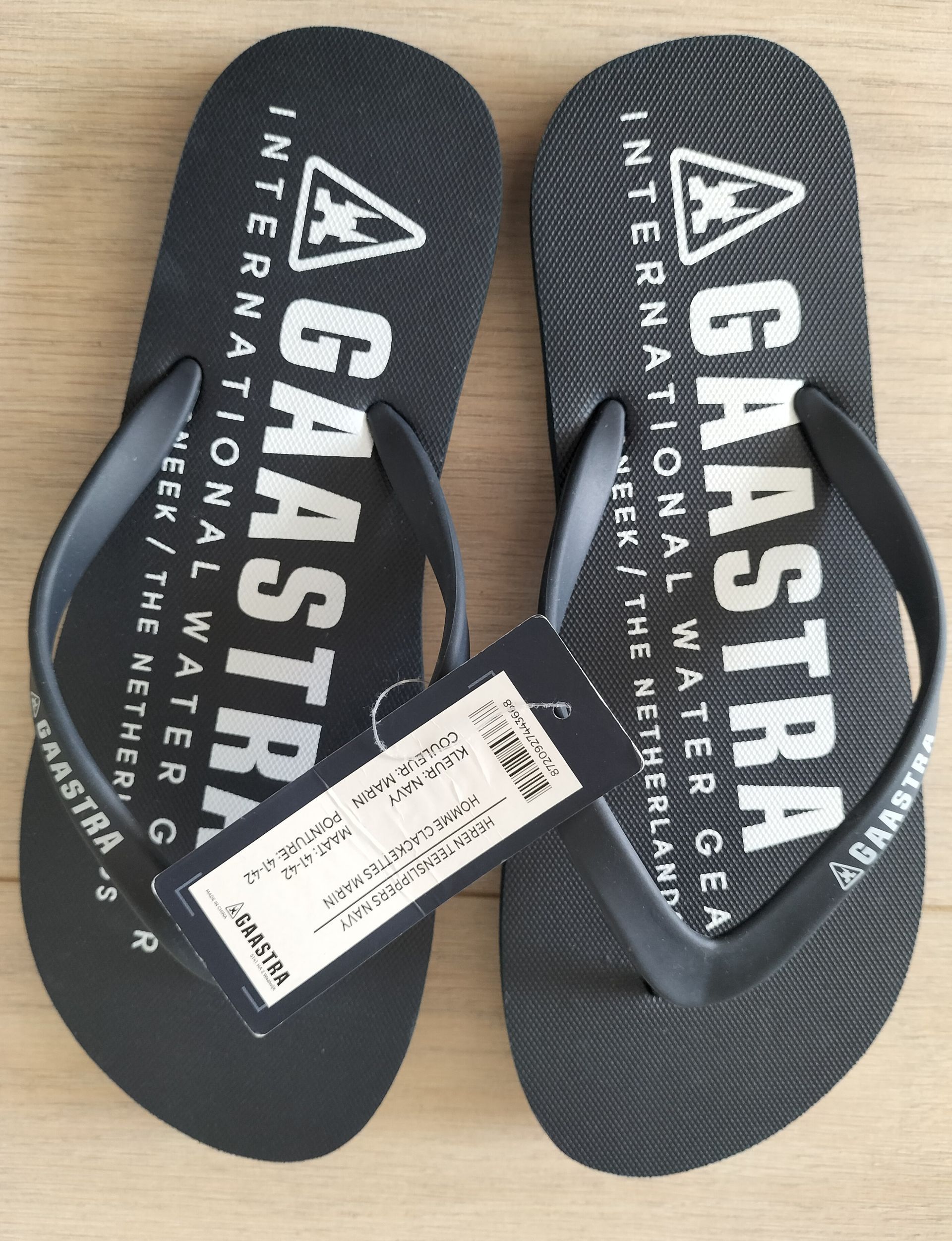 Donkerblauwe heren Gaastra teenslippers - maat 41-42.