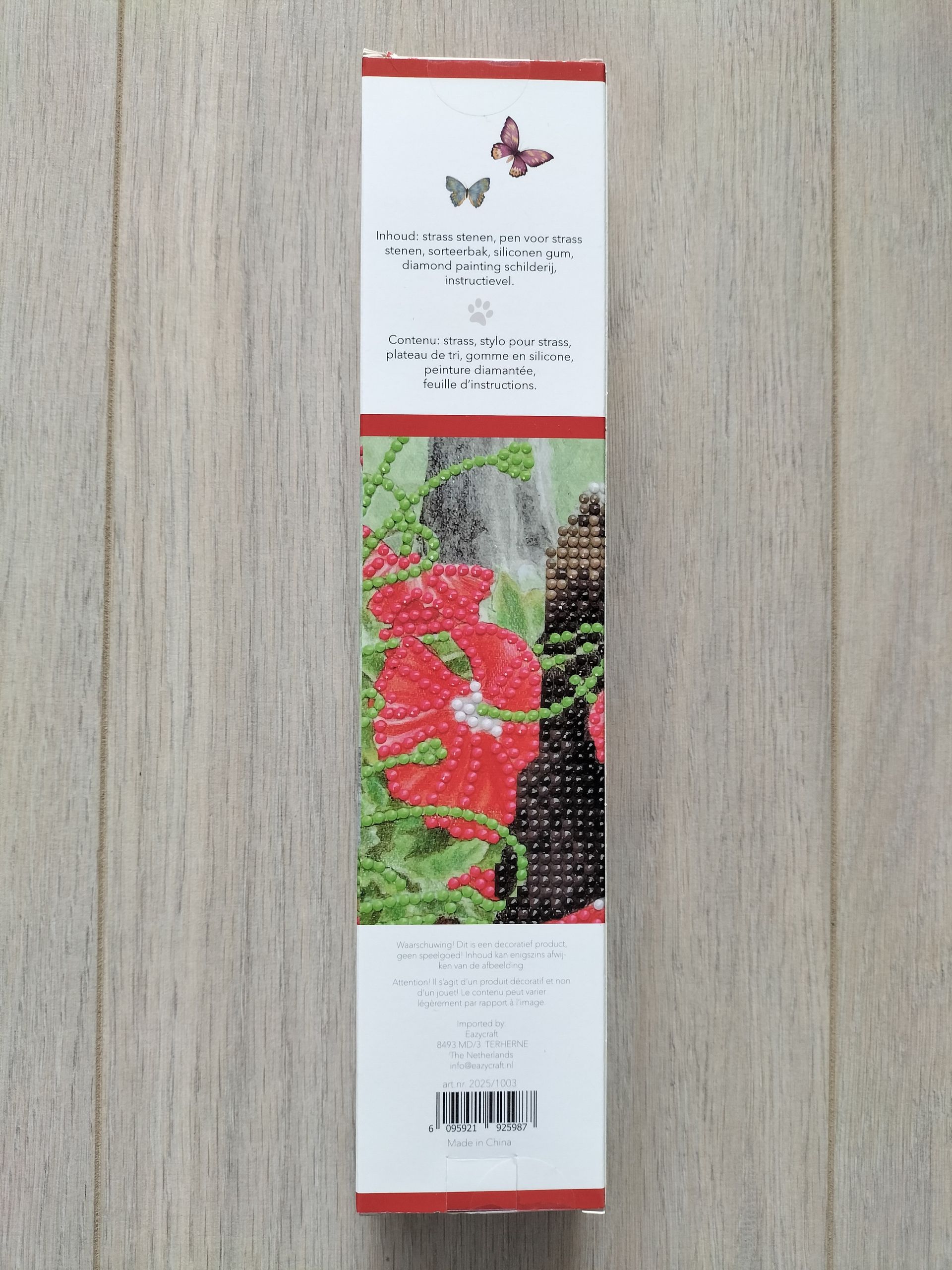 Franciens katten: diamond Painting set met kattenillustratie. Artikelnummer: 2025/1003.