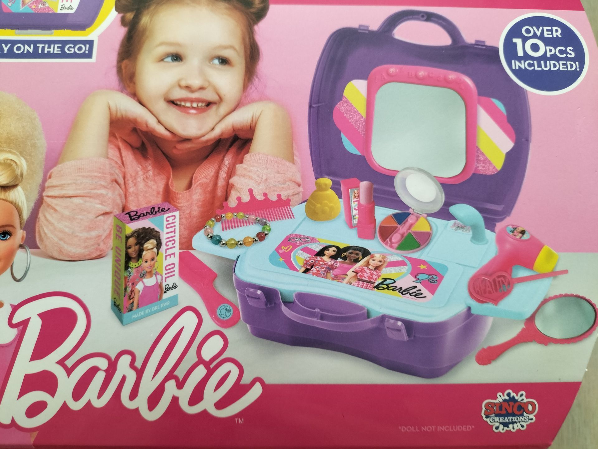 Barbie haar- en beautystyling speelset.
