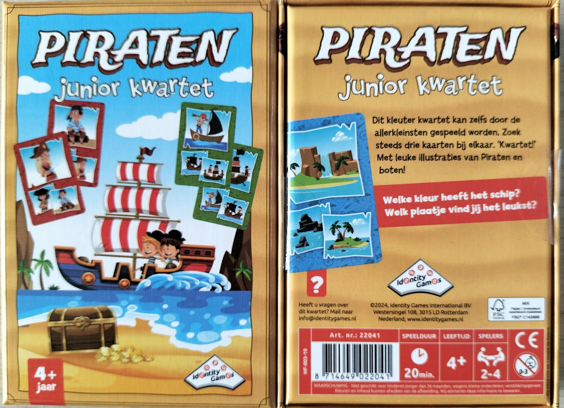 Piraten Junior kwartet.