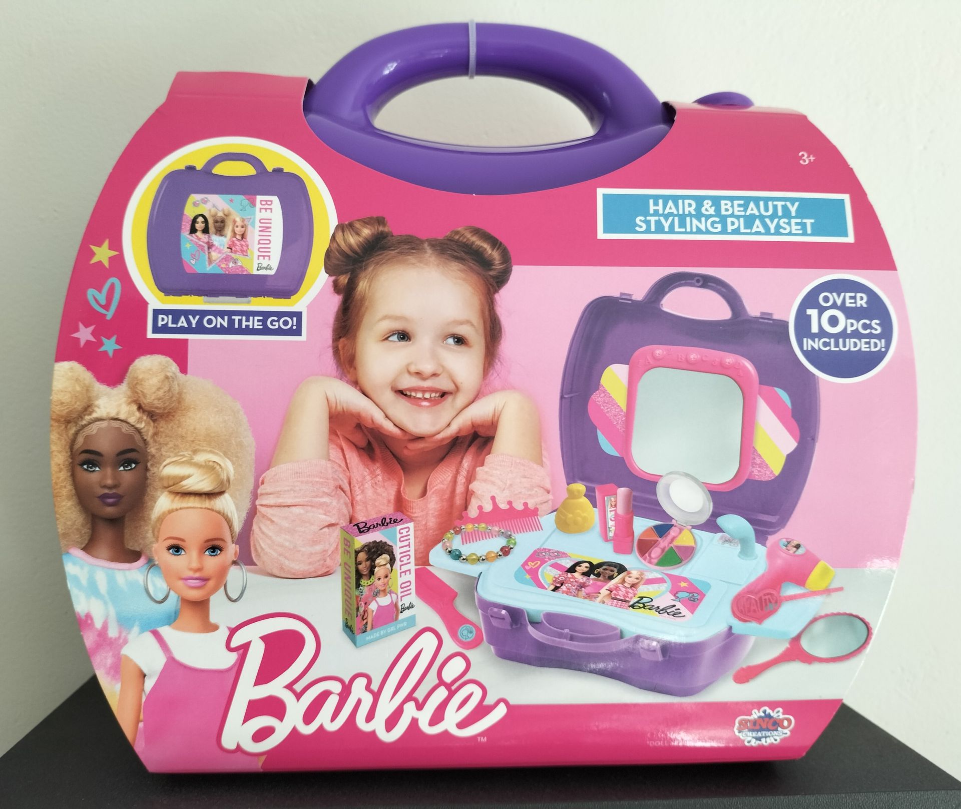 Barbie haar- en beautystyling speelset.