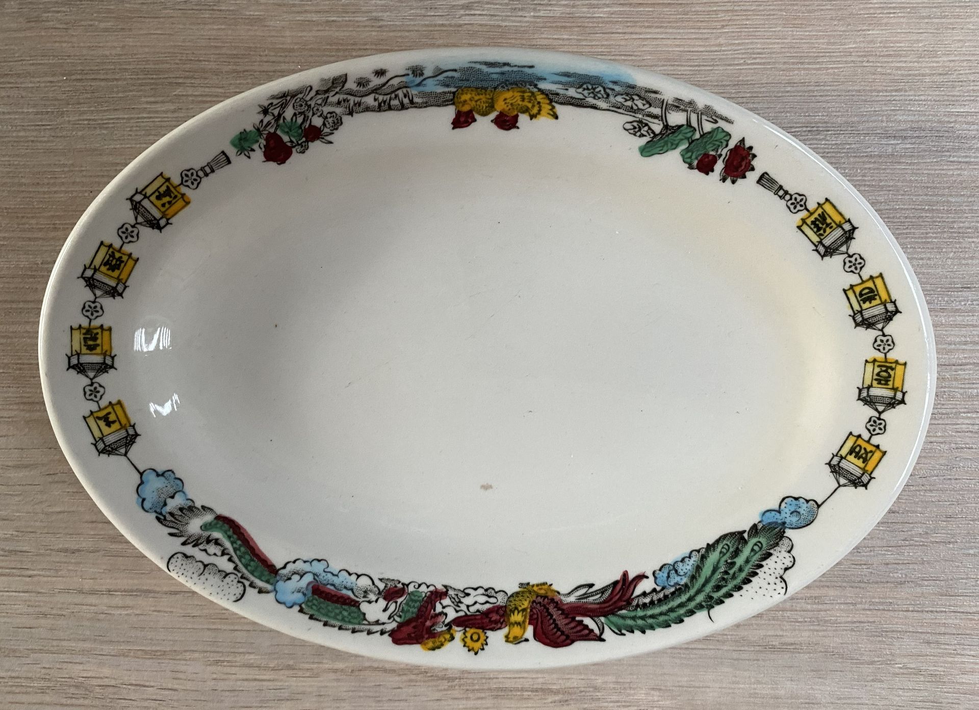 Vintage bonbonschaaltje Dragon van Grindley & Co LTD.