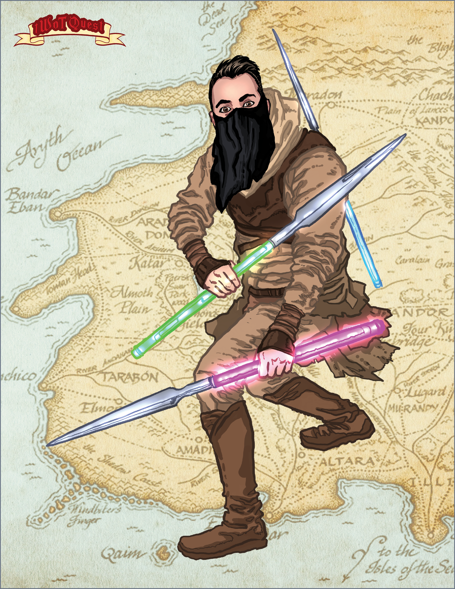 Glow Stick Aiel, tWoTQuest, the Wheel of Time, Joe O'Hara, tWoTcast