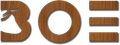 Wooden letters