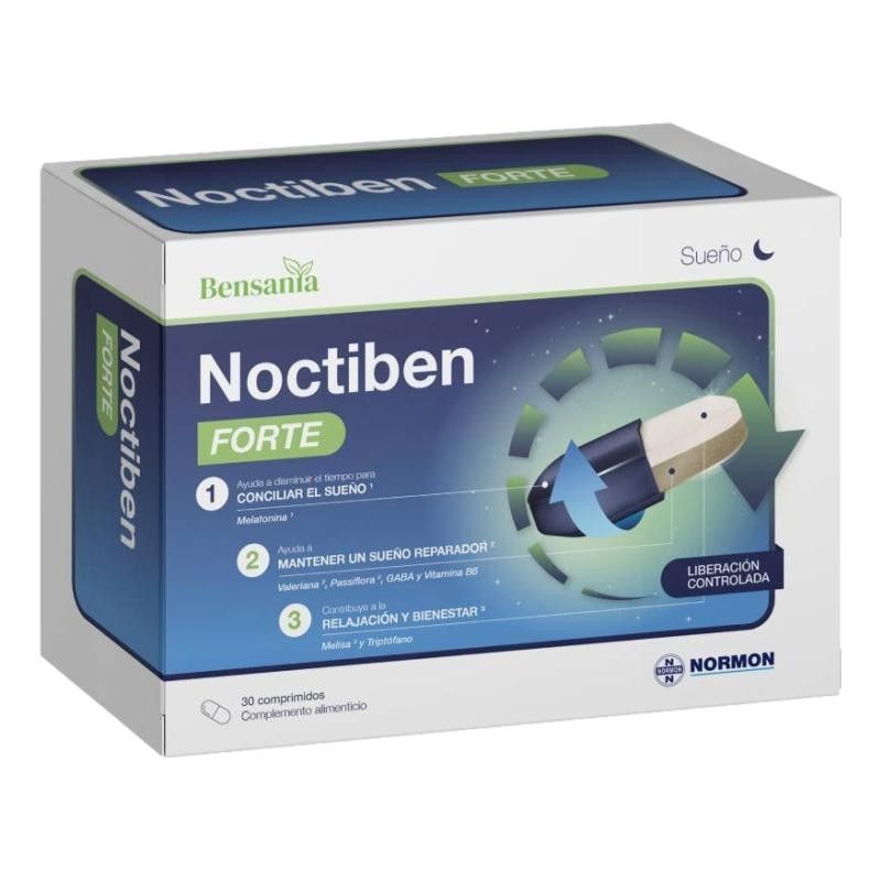 Una caja de noctiben forte contiene 30 cápsulas