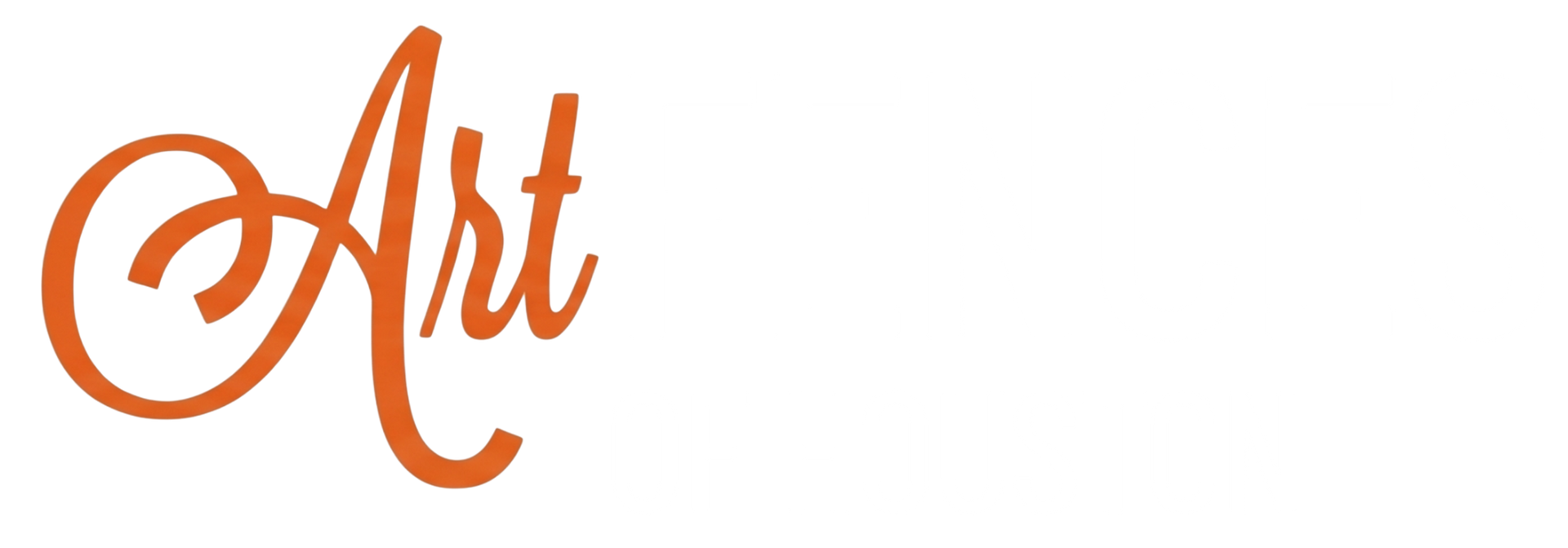 Orange script logo reading “Art” on a white background