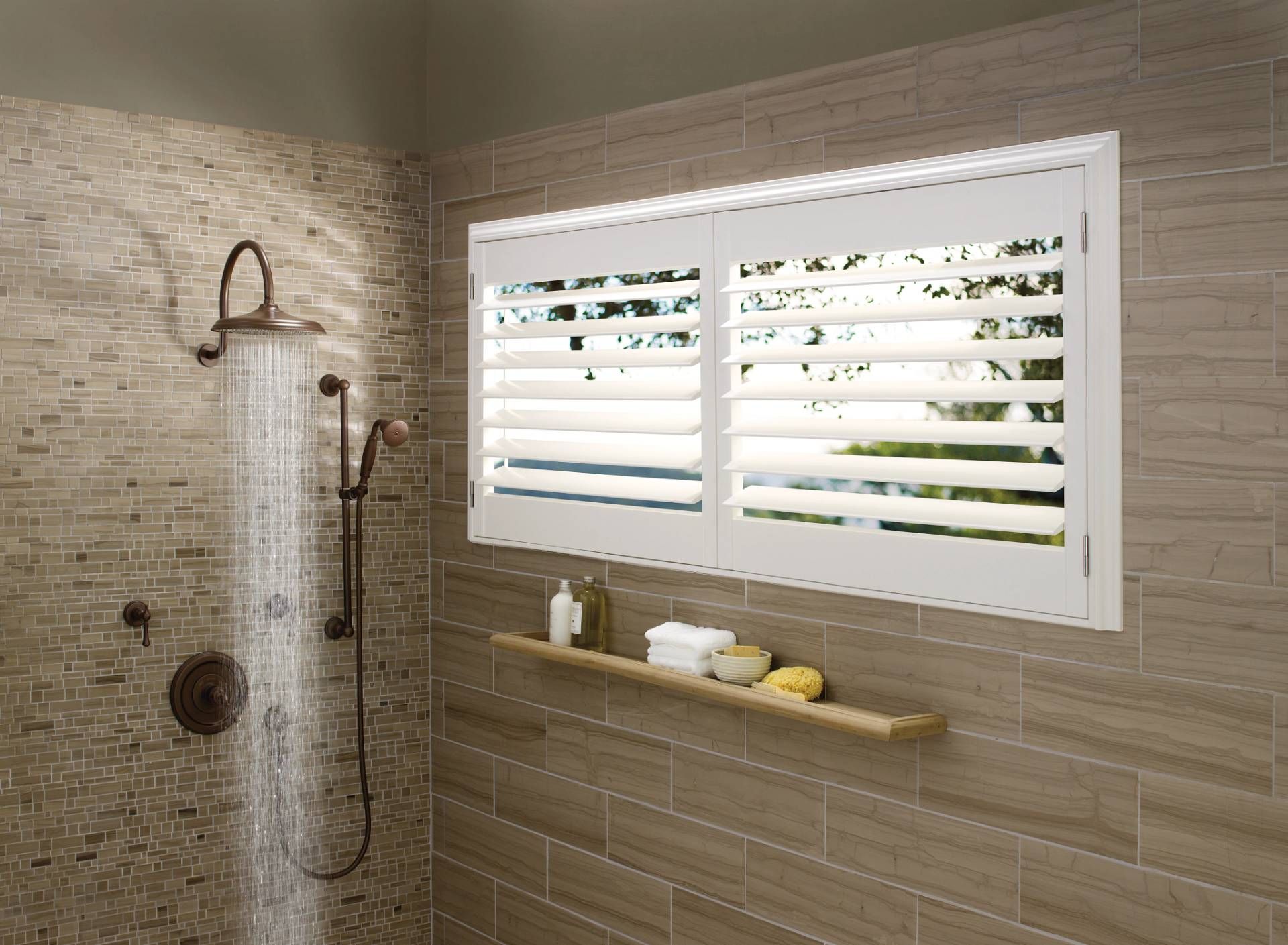 Hunter Douglas Palm Beach™ Polysatin™ Vinyl Shutters near Newport News, Virginia (VA)