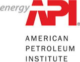 American Petroleum Institute logo with red API text and gray “energy” above on white background
