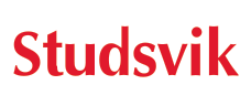Red Studsvik wordmark logo on a white background