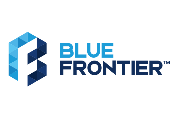 Blue Delta Energy logo with blue and green triangular icon and company name in blue text