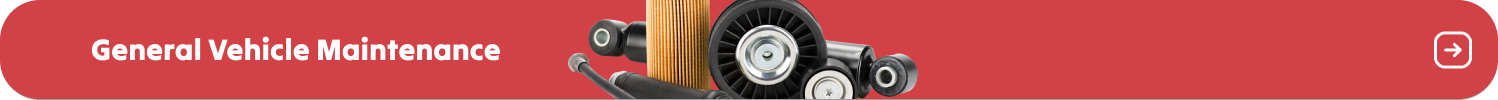 Red background with a vehicle wheel. Text reads