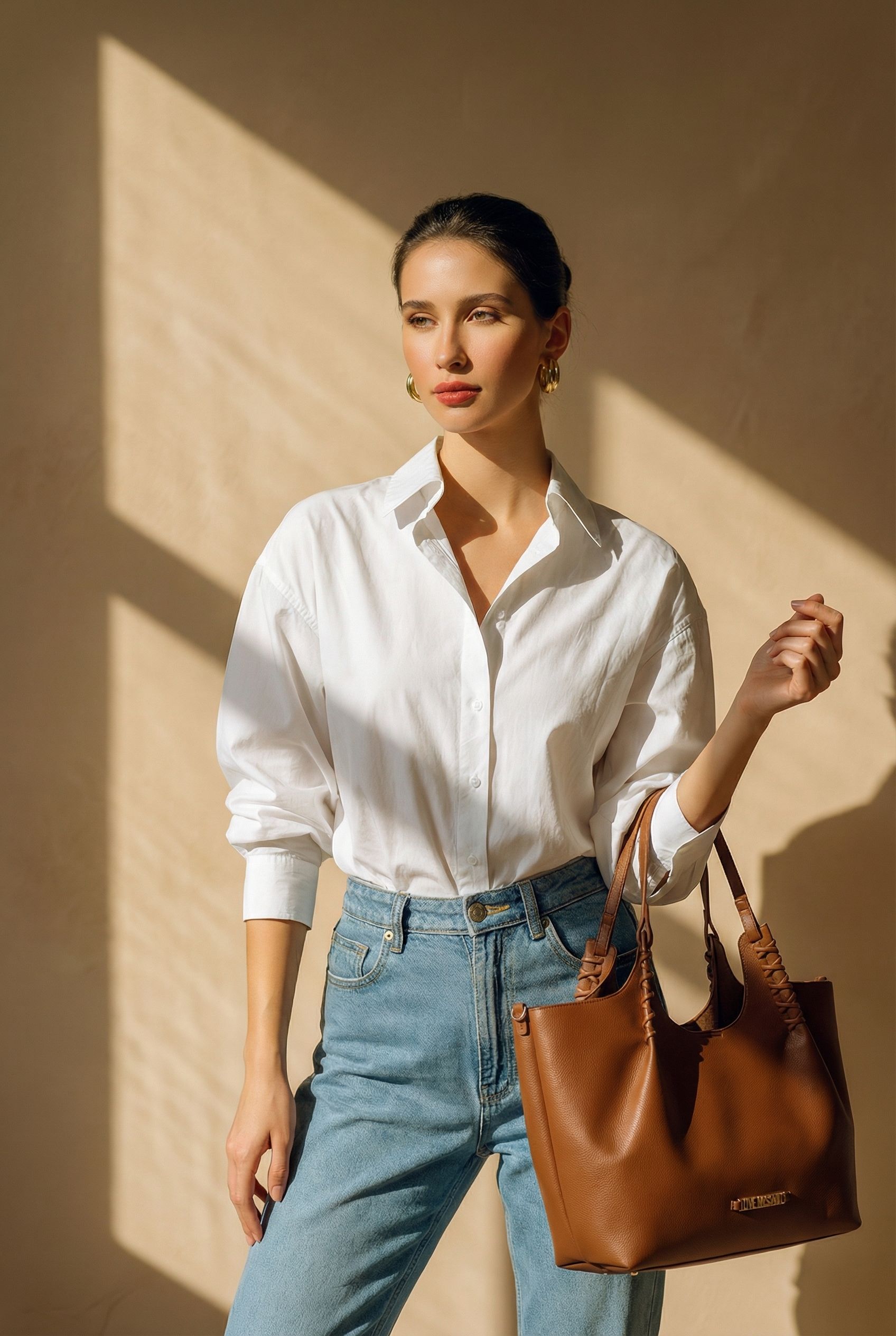 Love Moschino - Shopping Bag Soft in Similpelle Logata