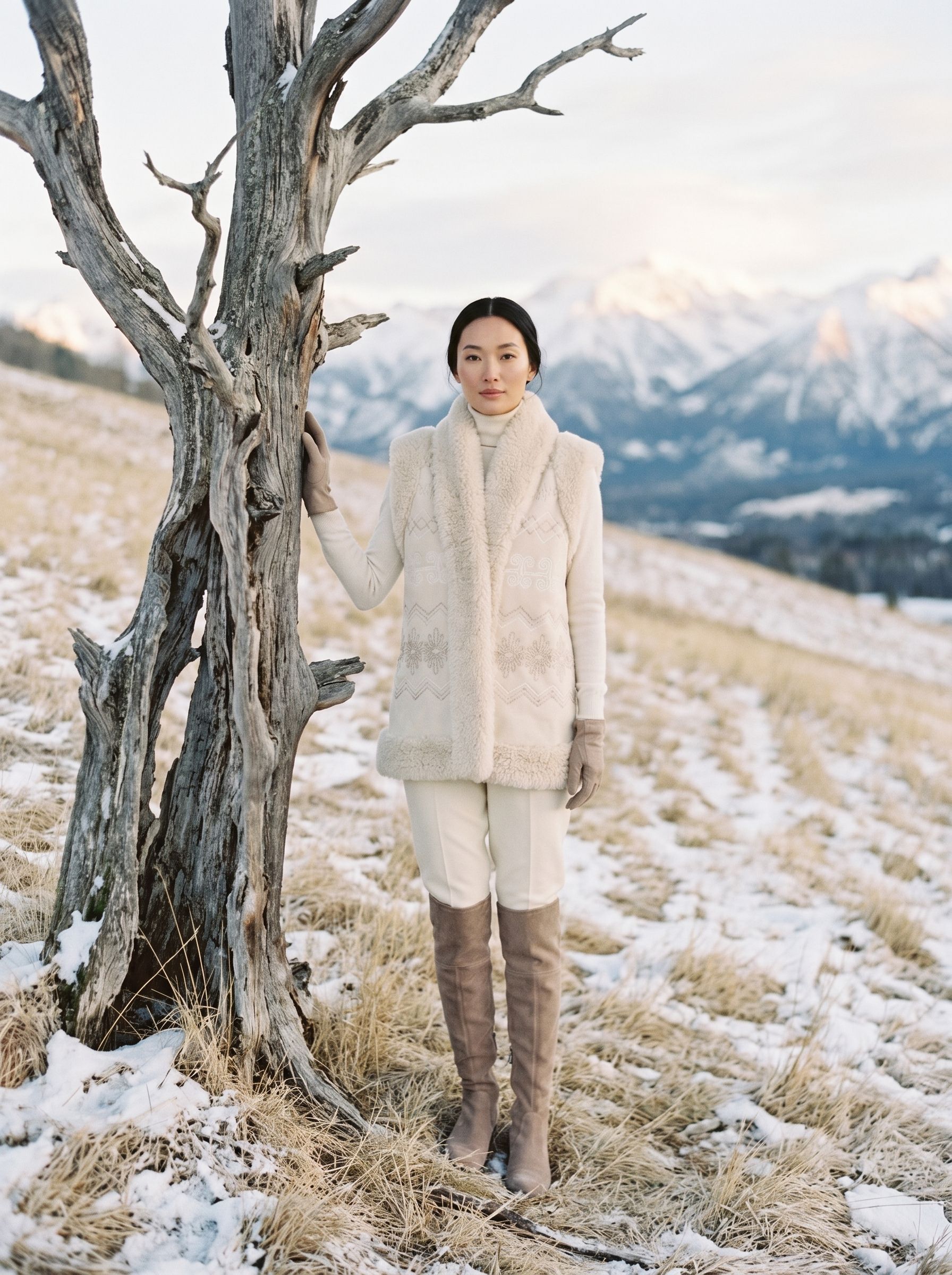 Gilet di Montone Shearling merinos