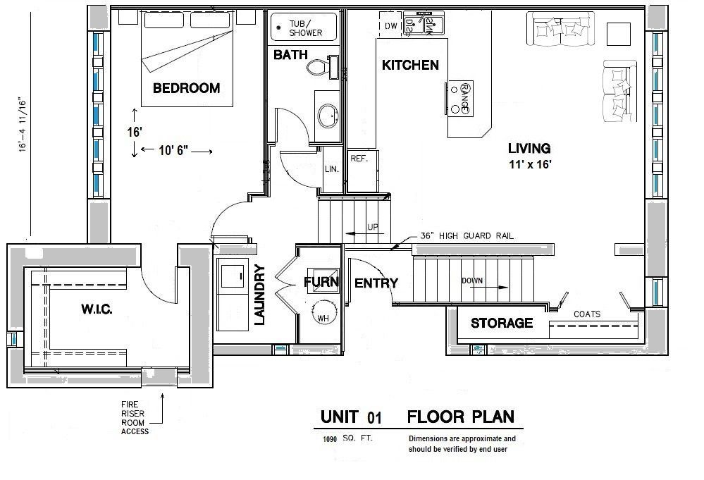 The Old Chapel Apartments floorplan