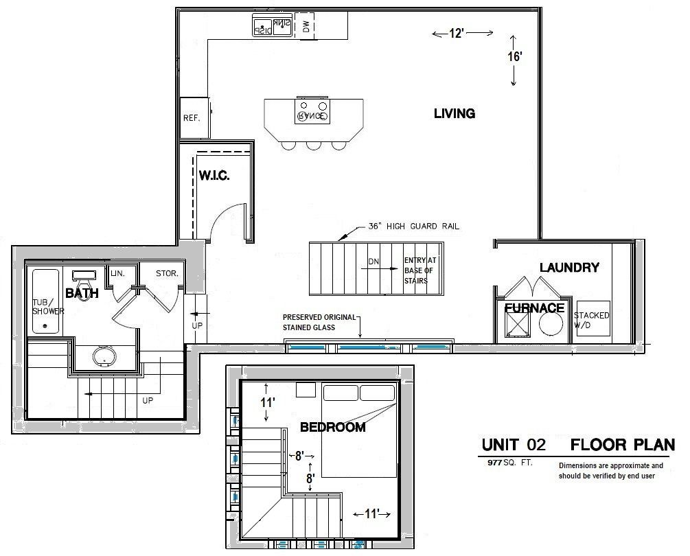 The Old Chapel Apartments floorplan
