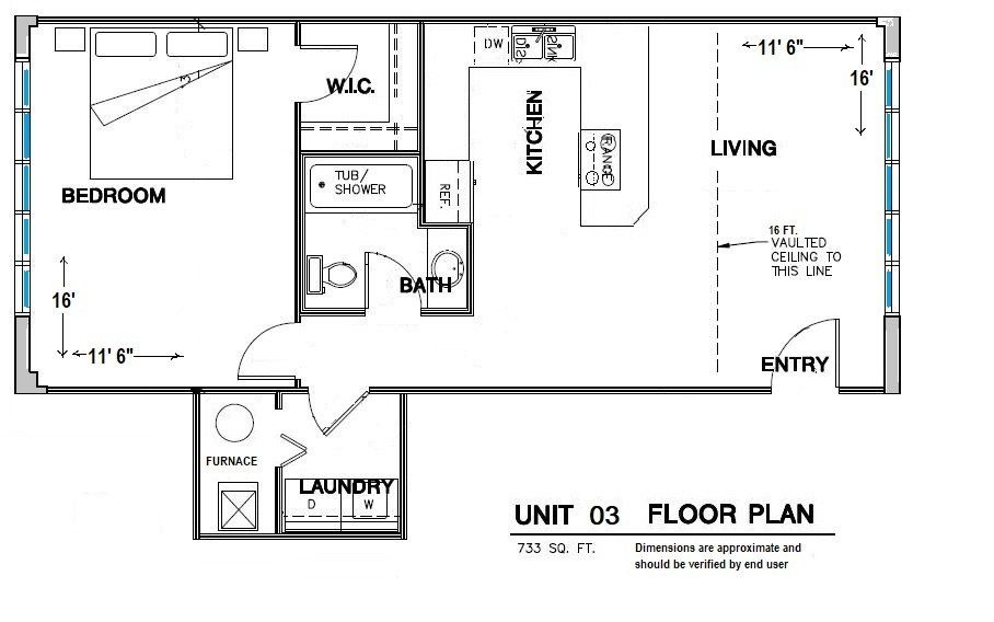 The Old Chapel Apartments floorplan