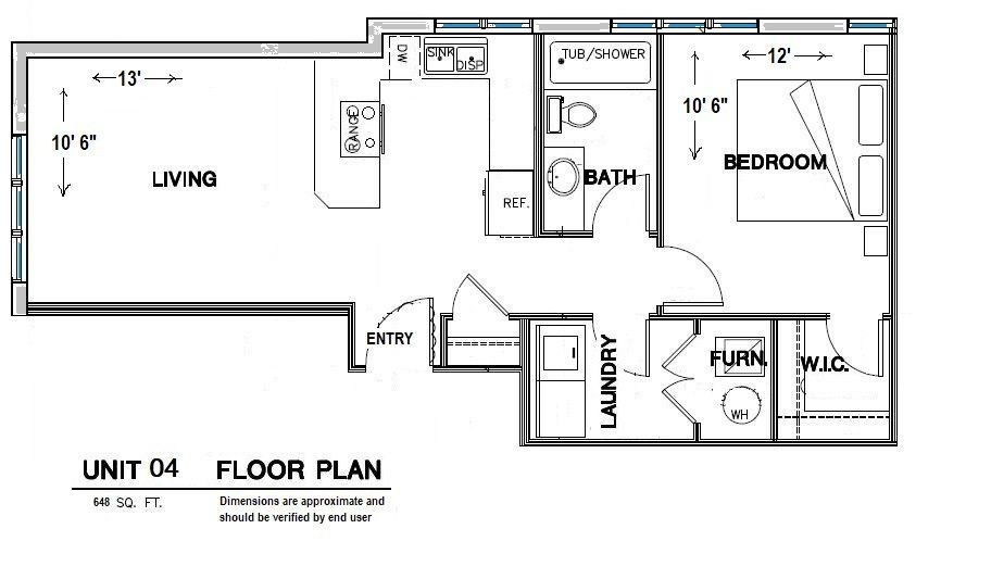 The Old Chapel Apartments floorplan