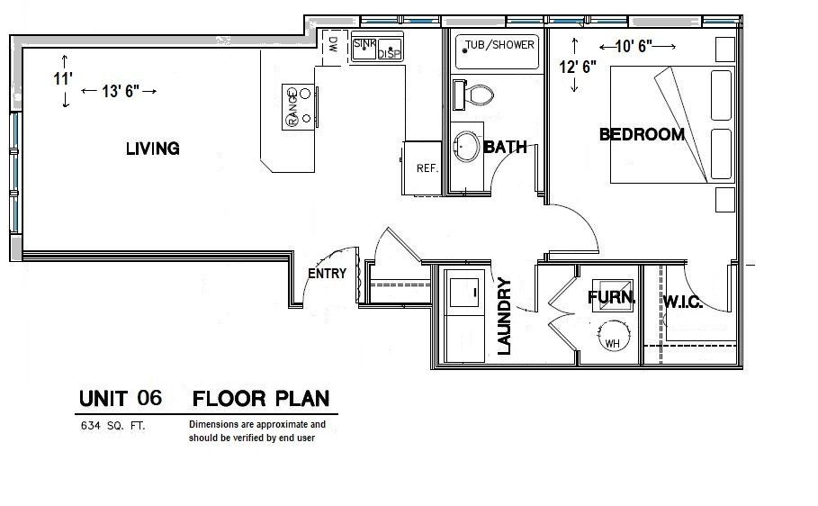 The Old Chapel Apartments floorplan