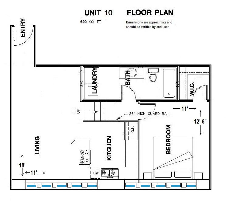 The Old Chapel Apartments floorplan