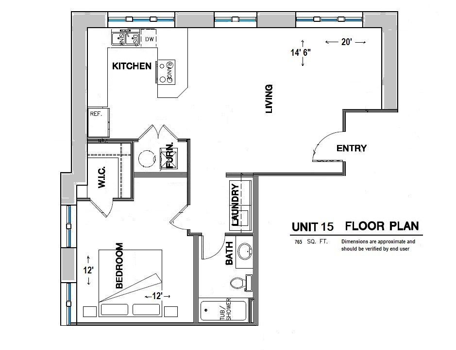 The Old Chapel Apartments floorplan