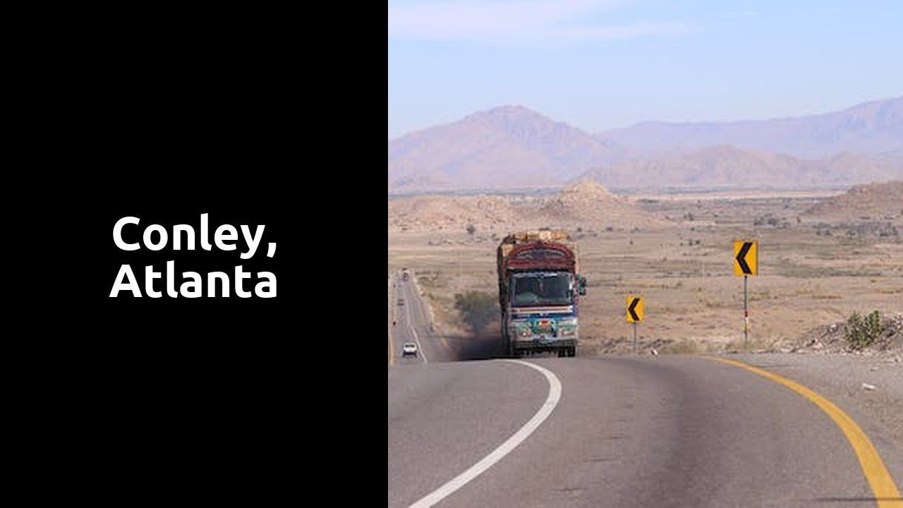 A truck is driving down a highway in the desert. A truck is driving down a highway in the desert.