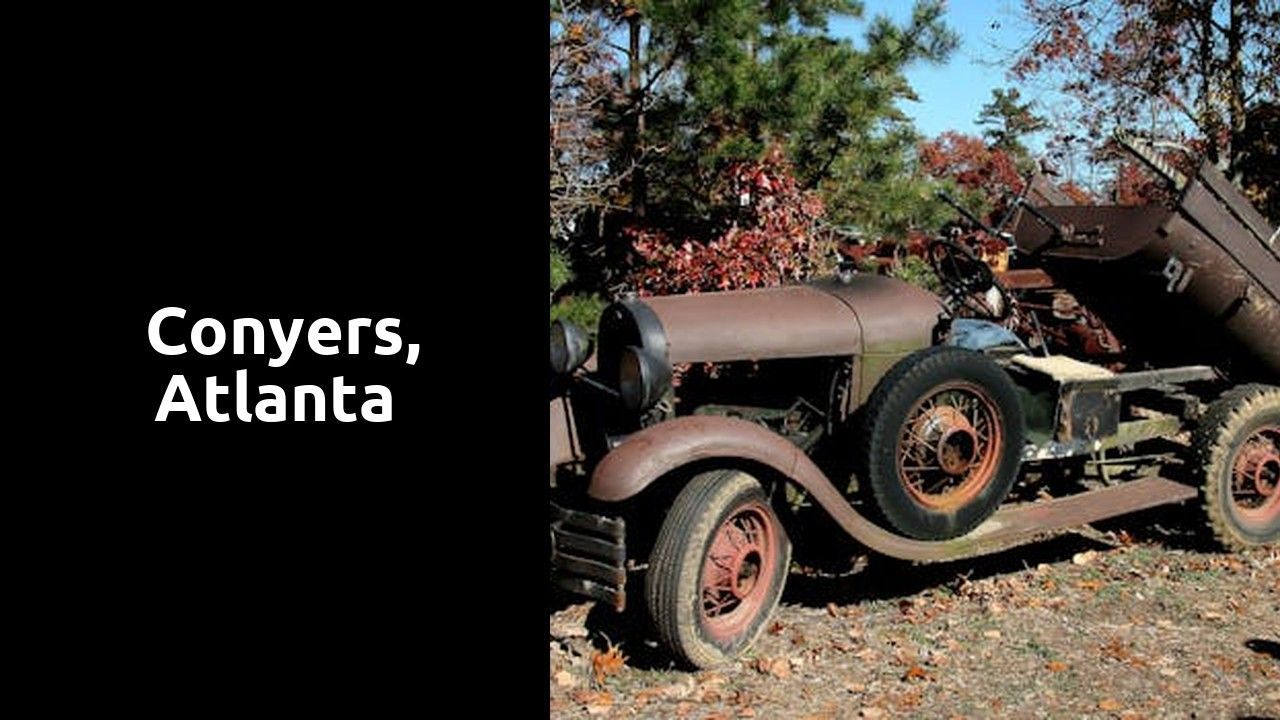 An old rusty car is parked in the dirt