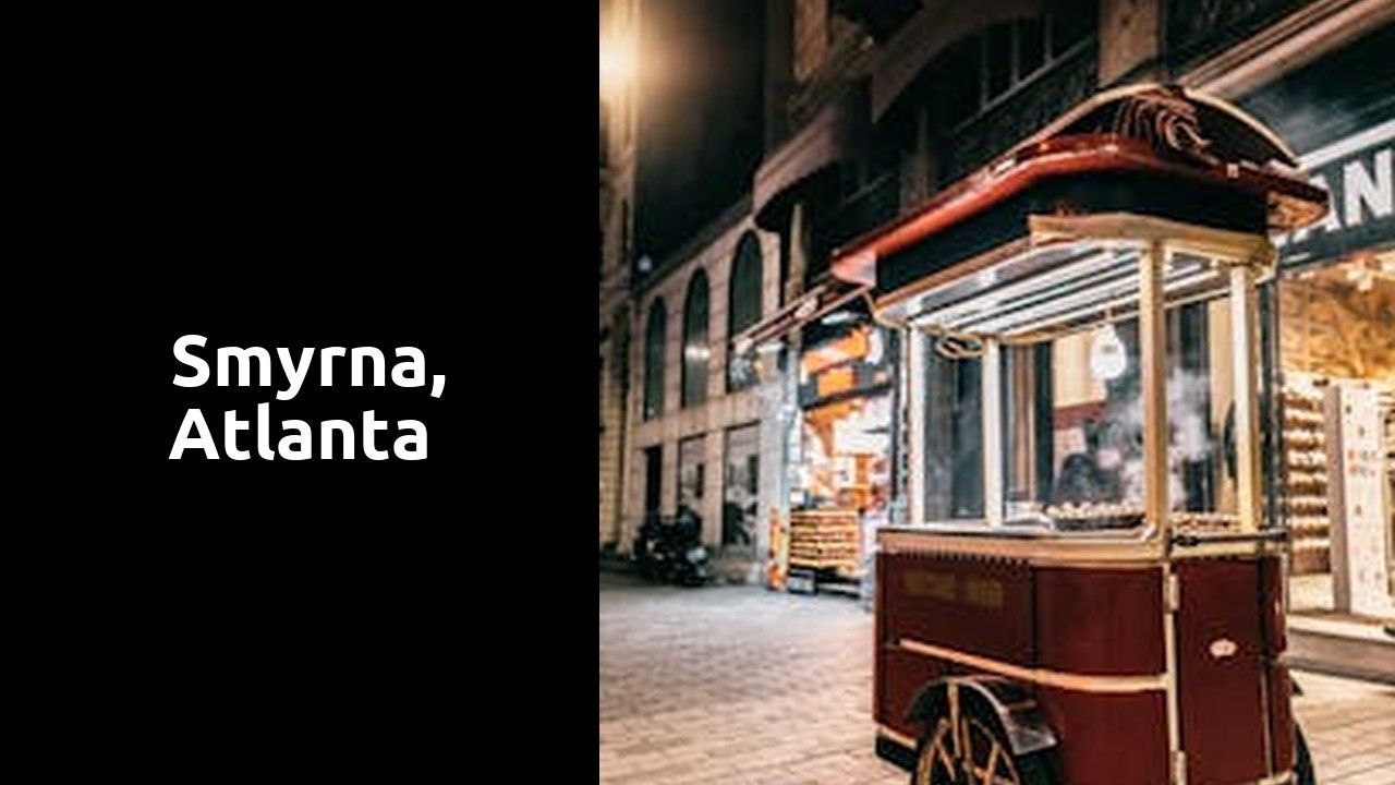 A food cart is parked on a city street at night. A food cart is parked on a city street at night.
