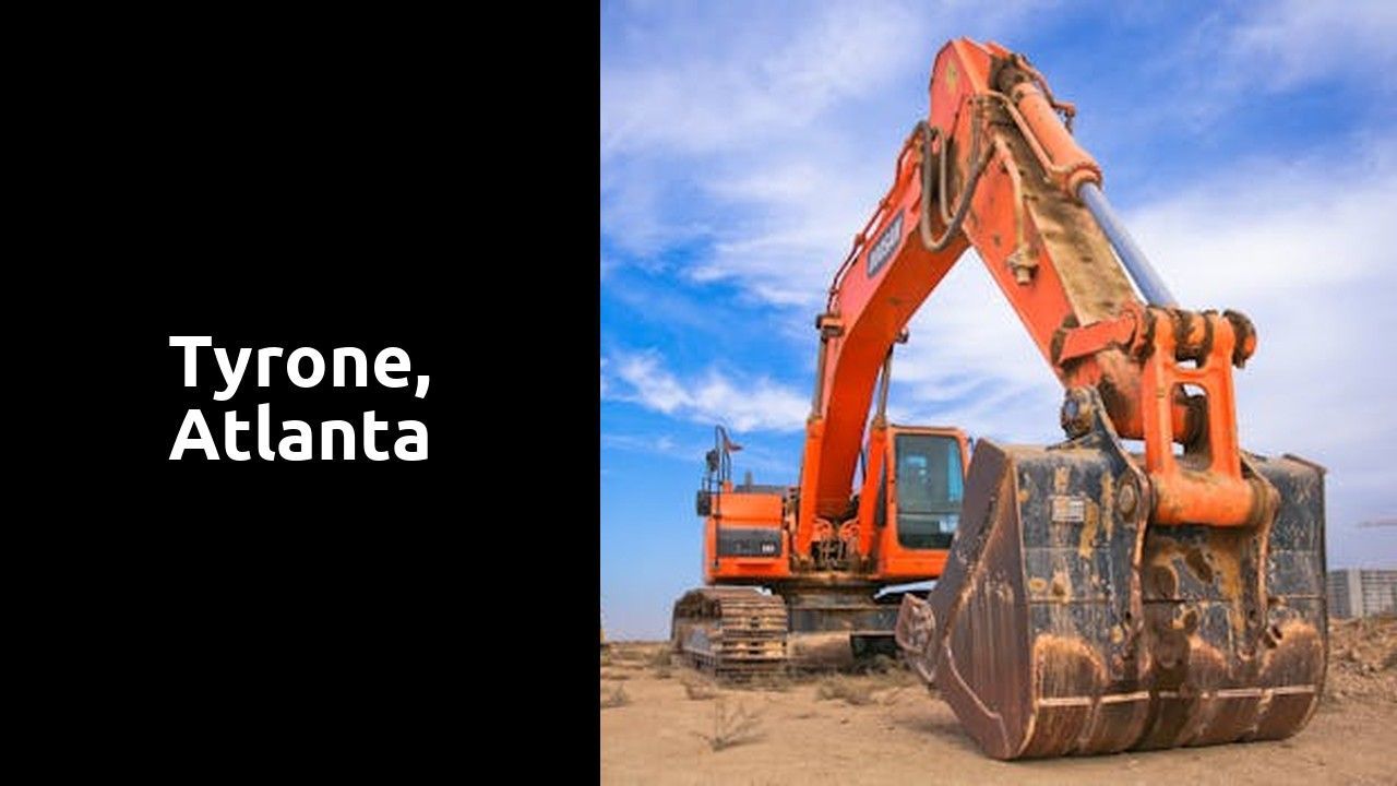 A large orange excavator is parked in a dirt field. A large orange excavator is parked in a dirt field.