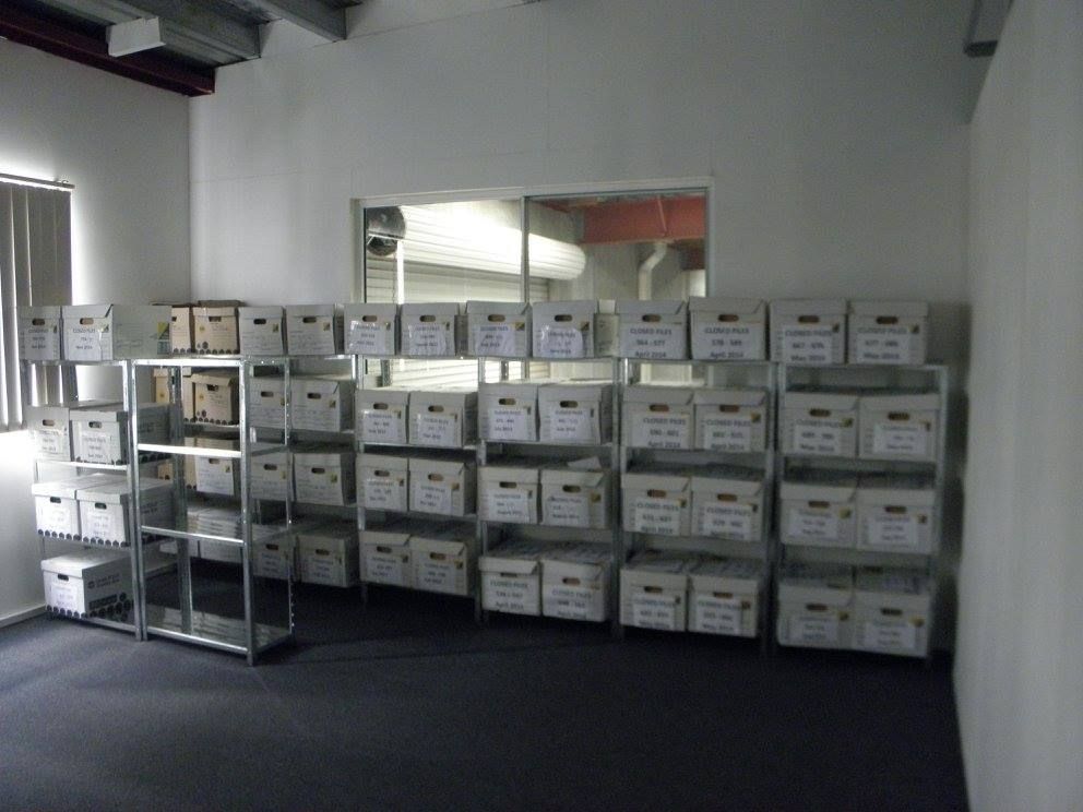 A Room With Shelves Full of Boxes and a Window — North Coast Storage in North Boambee Valley, NSW