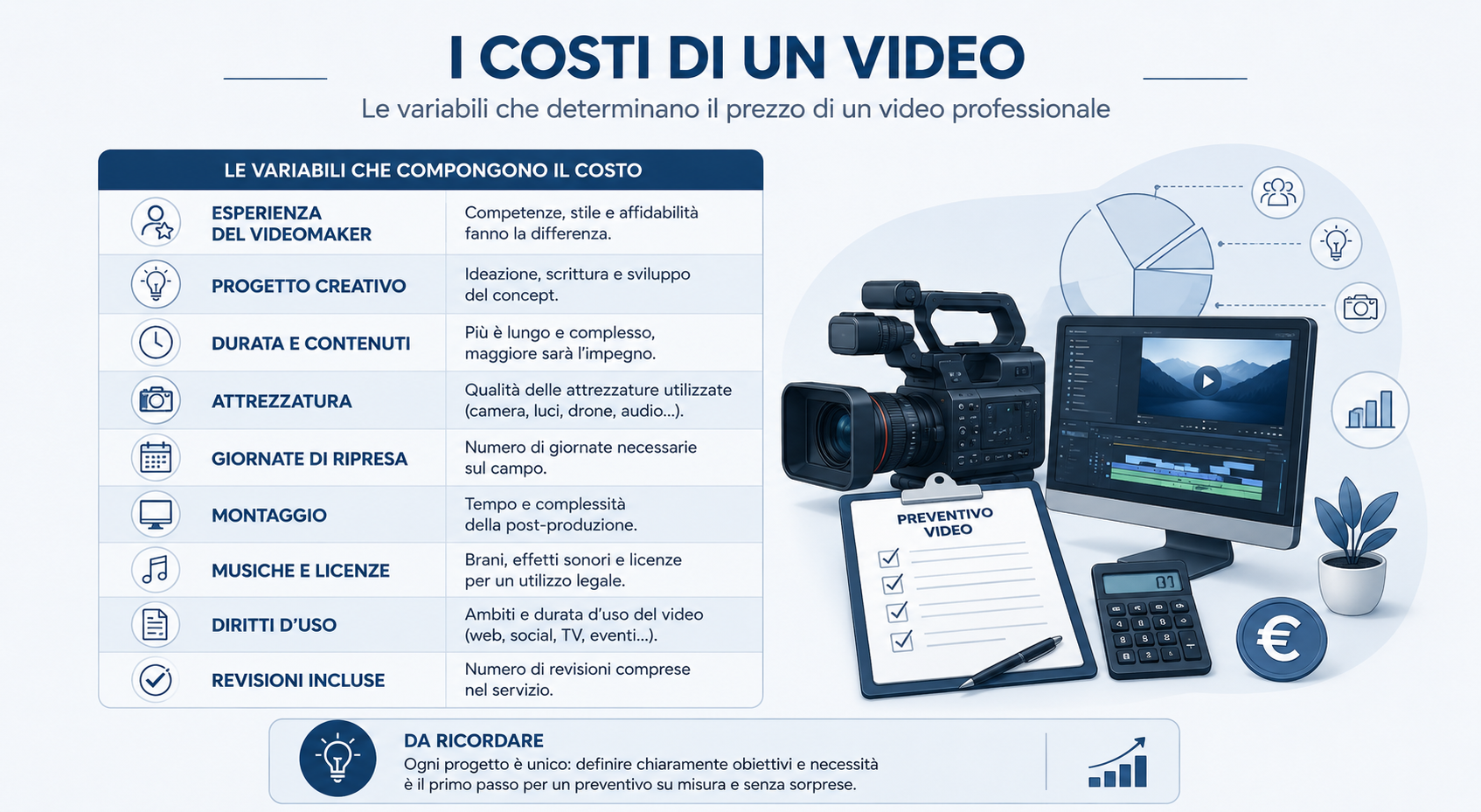 Quanto costa un video