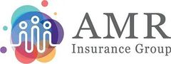 The AMR insurance group logo is a colorful logo with a family in the middle.