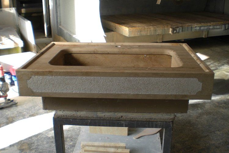 lavandino in marmo, lavabo in pietra, lavorazione marmi arredamento