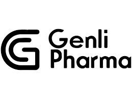 Genli Pharma black logo on a white background