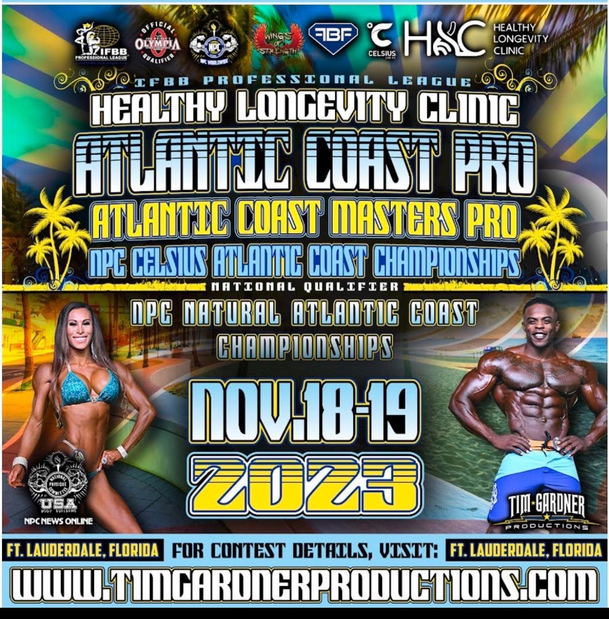 A poster for the healthy longevity clinic atlantic coast master 's pro