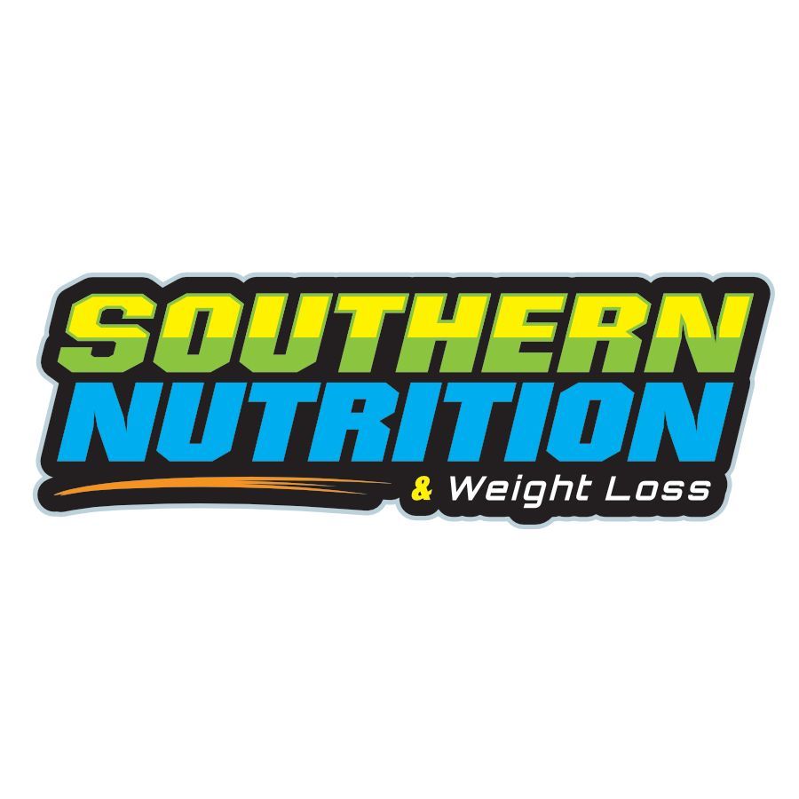 Southern Nutrition & Weight Loss logo in lime green, blue, black, and orange on white background