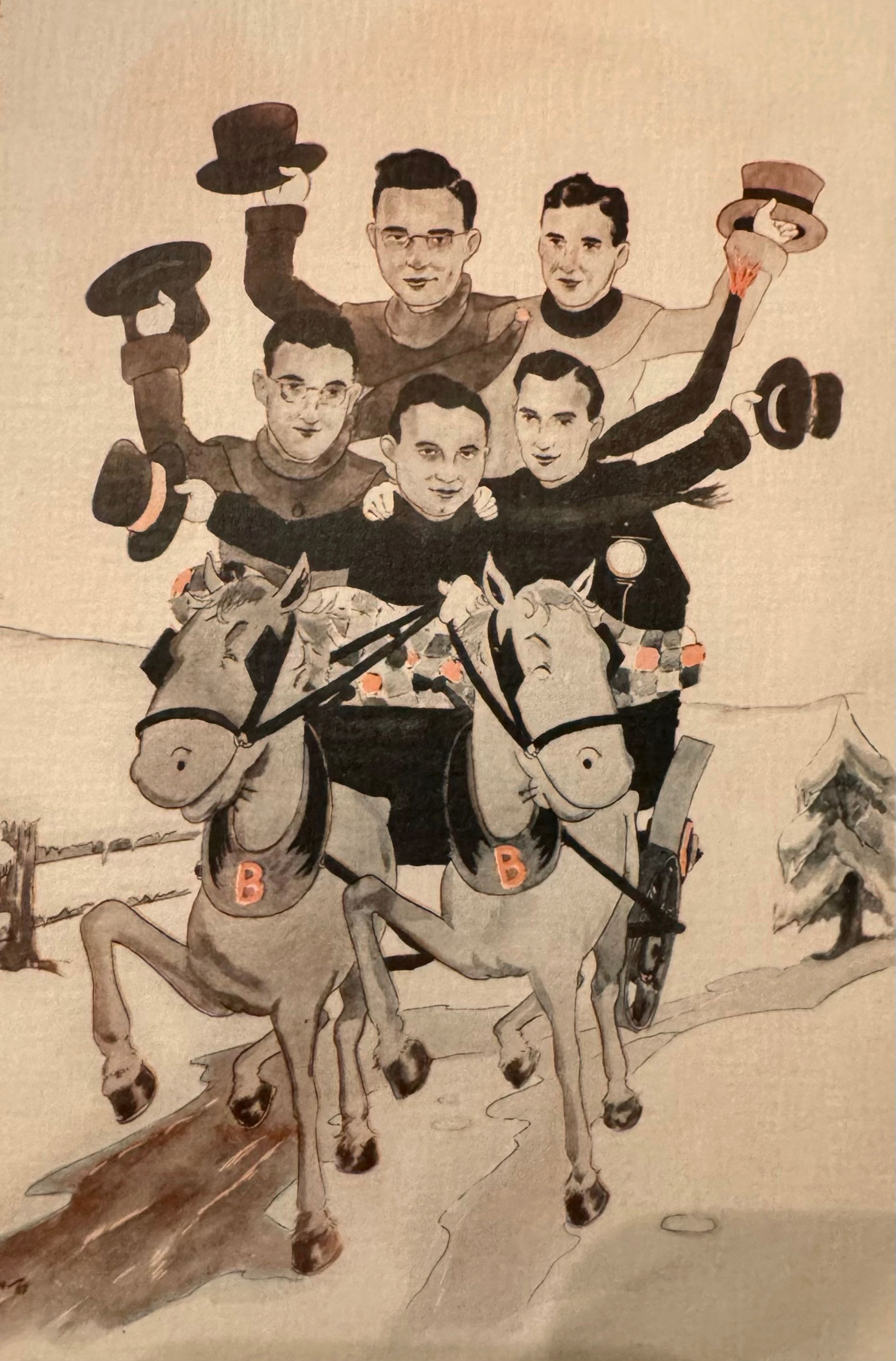 illustration of the original Boxwell Brothers