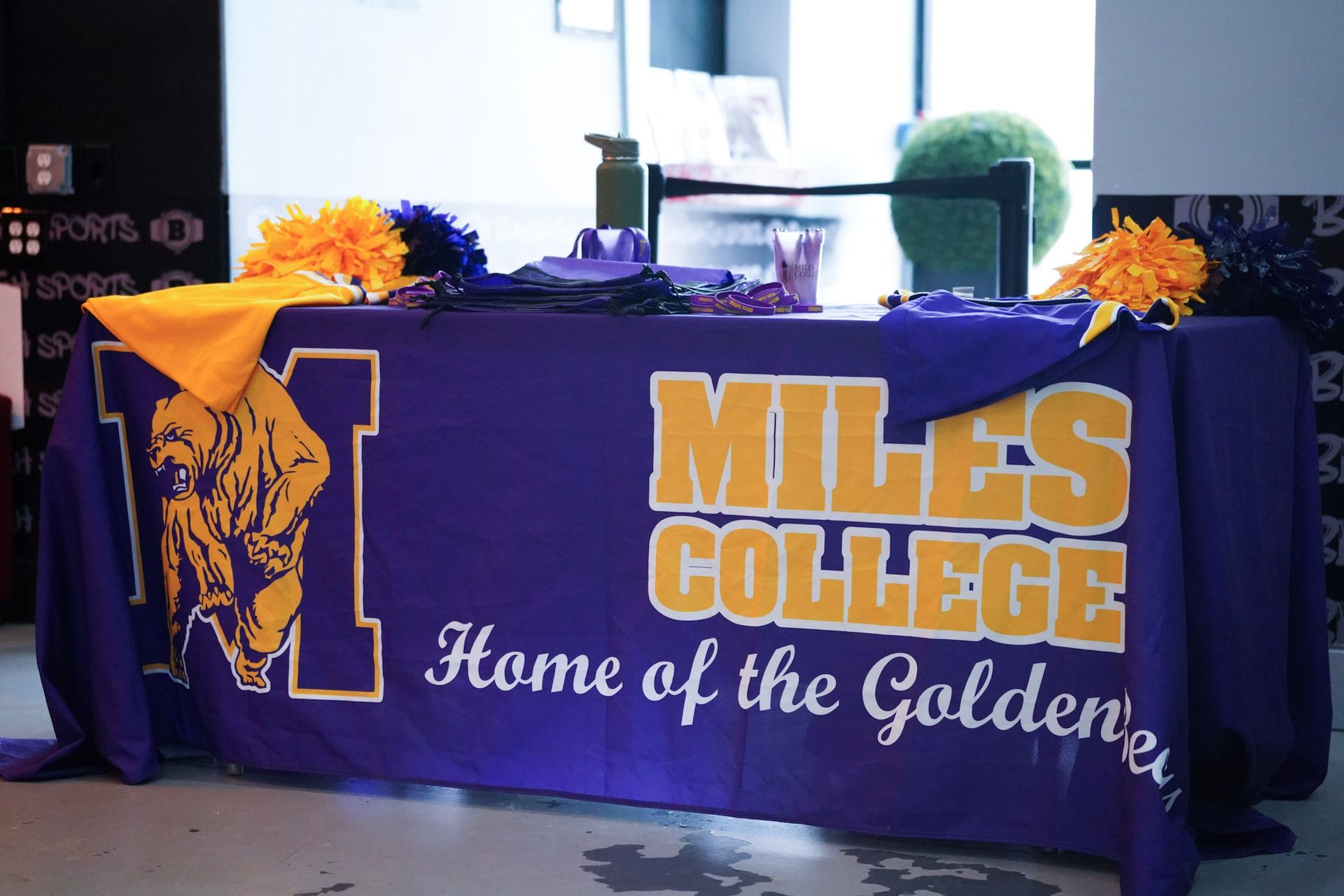Miles College Cheer attends BlackWatch Sports College Combine