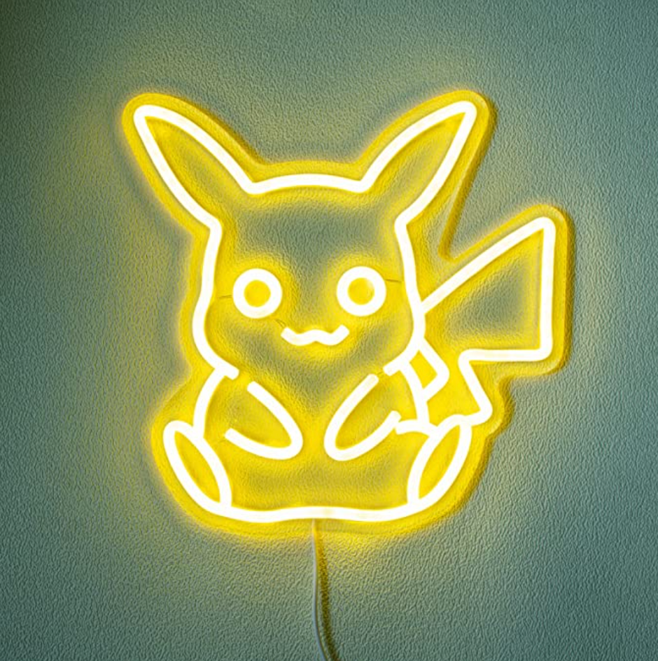 Pokemon neon sign