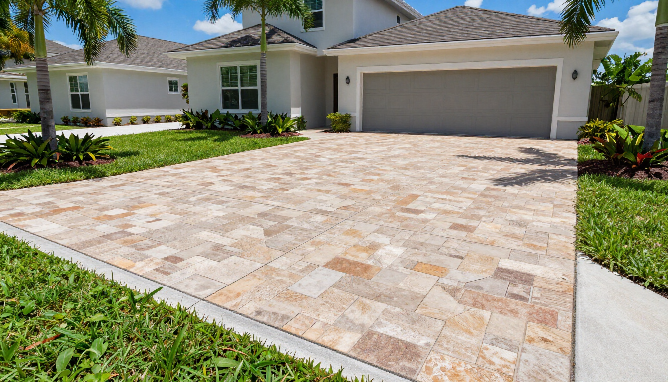 Concrete driveway installation Fort Lauderdale