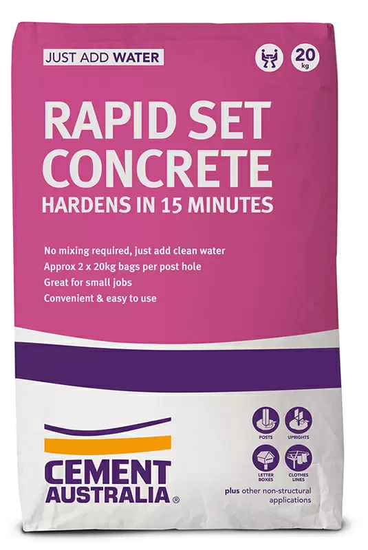 Rapid Set Concrete — Currumbin QLD — Currumbin Garden Supplies Rapid Set Concrete — Currumbin QLD — Currumbin Garden Supplies