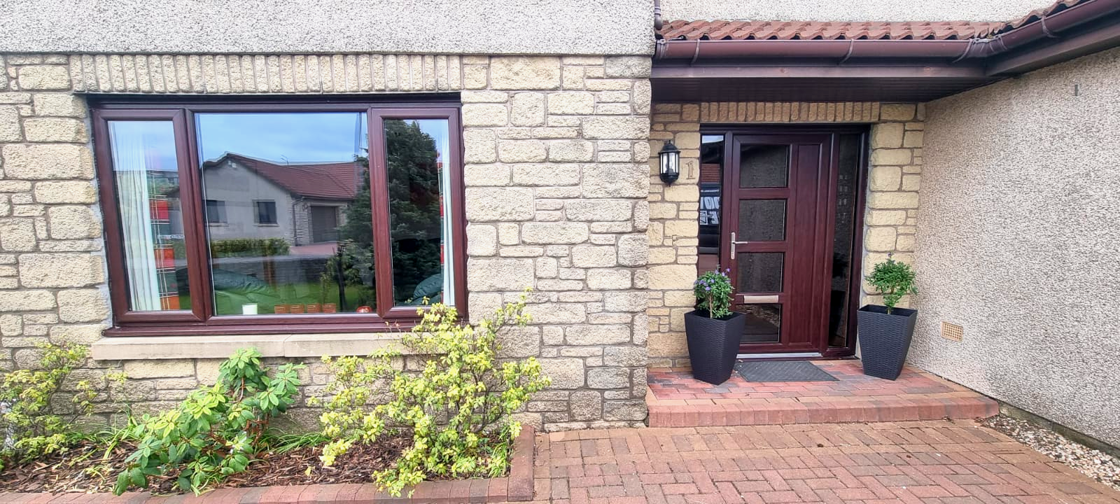 Window Store upvc dark brown rosewood windows 